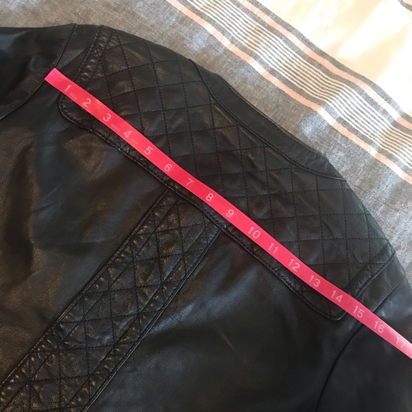 🔶TORY BURCH | XL | Soft Leather Moto - Picture 15 of 16